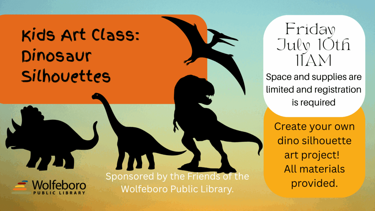 2026.7.10 kids art class dinosaur silhouettes