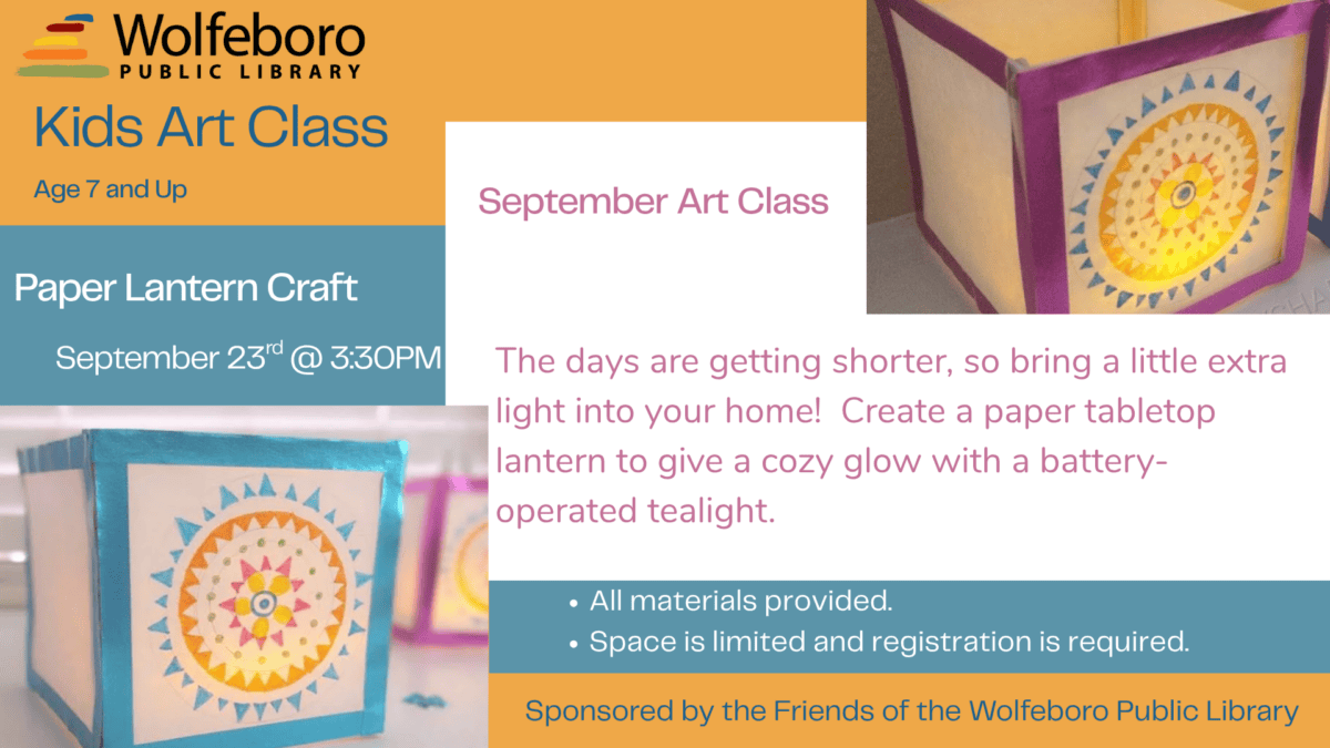 2026.9.23 kids art class paper lantern craft