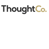 ThoughtCo. logo with the word Thought in black and Co. in gold on a white background.