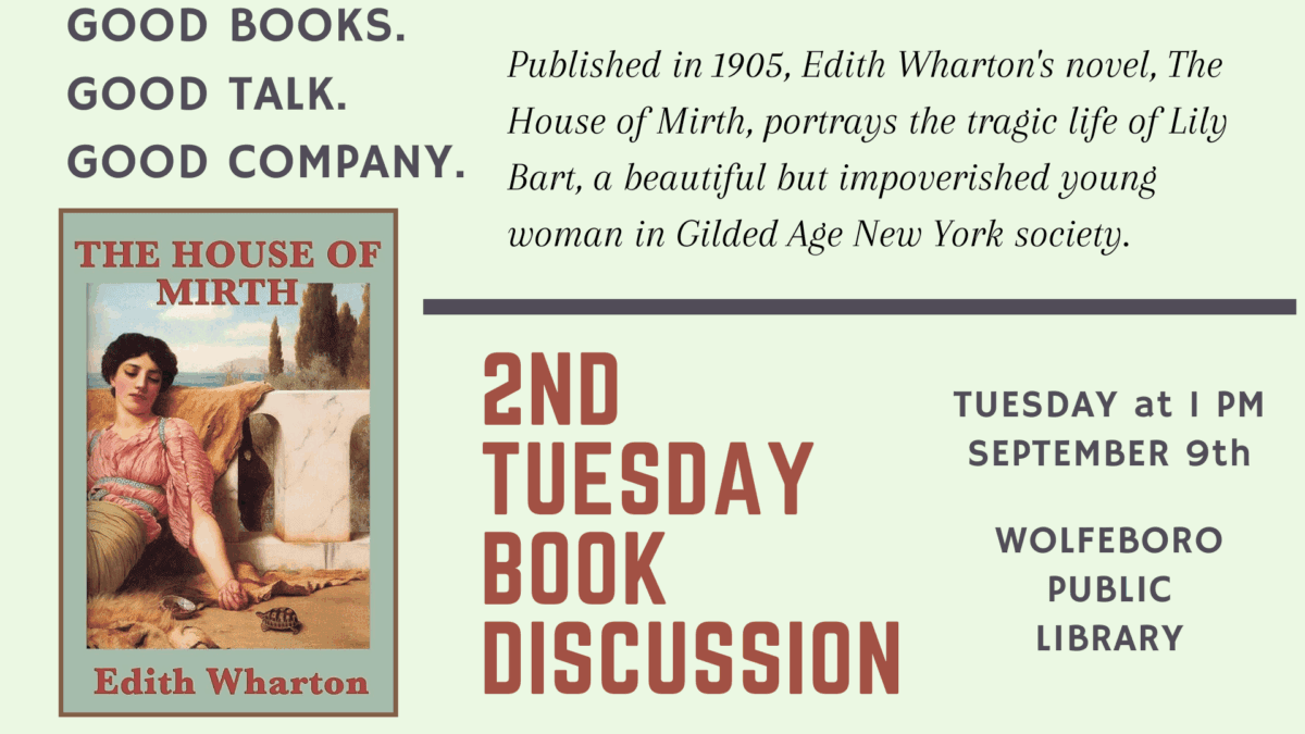 2nd Tuesday Book September house of mirth edith wharton