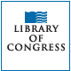 The Library of Congress logo featuring a blue stylized book above the words Library of Congress in bold black letters, all enclosed in a thin blue border.