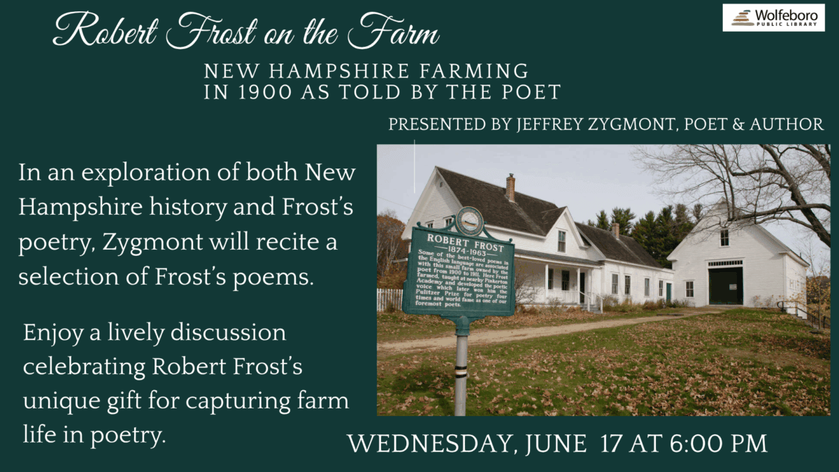 robert frost on the farm