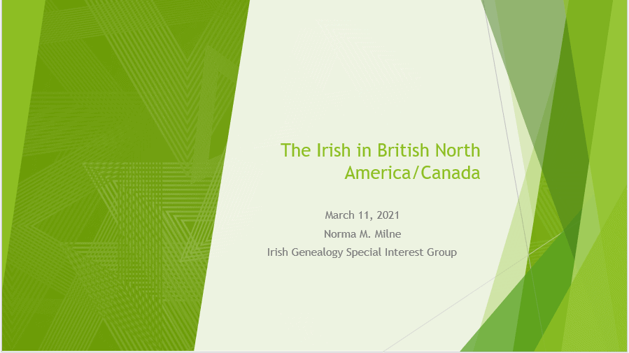 the irish in british north america